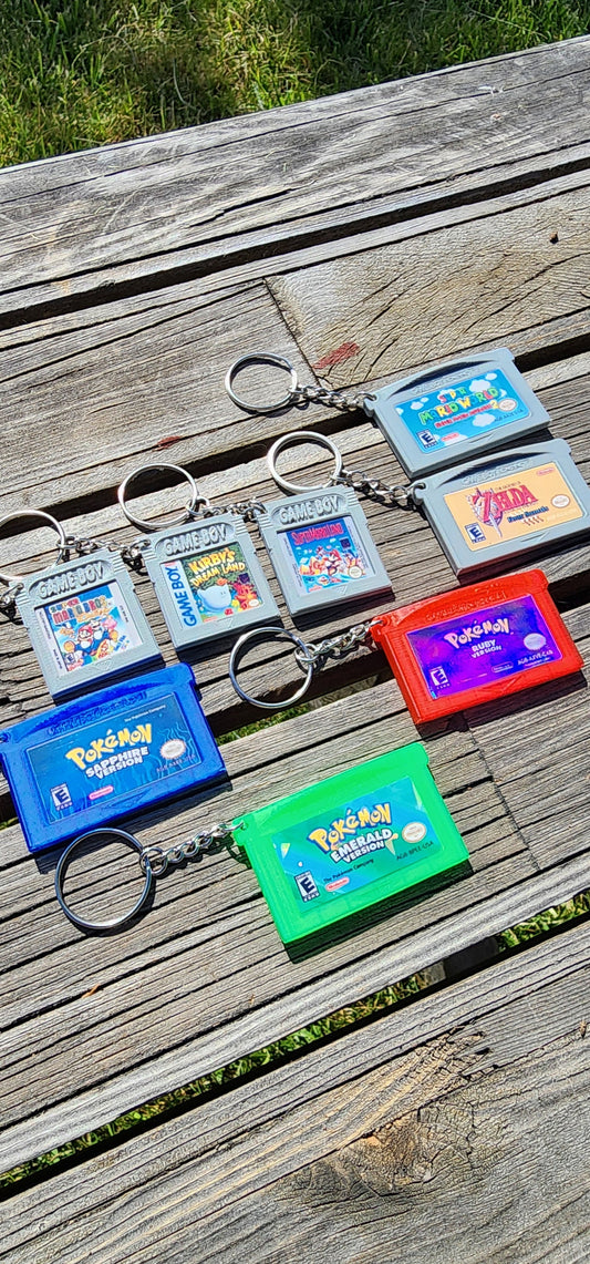 CUSTOM retro game keychains collectables