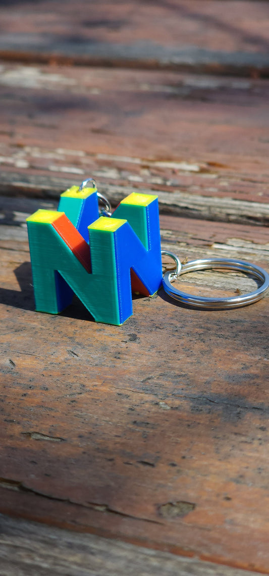 RETRO 64 game keychain WHOLESALE 100 CT.