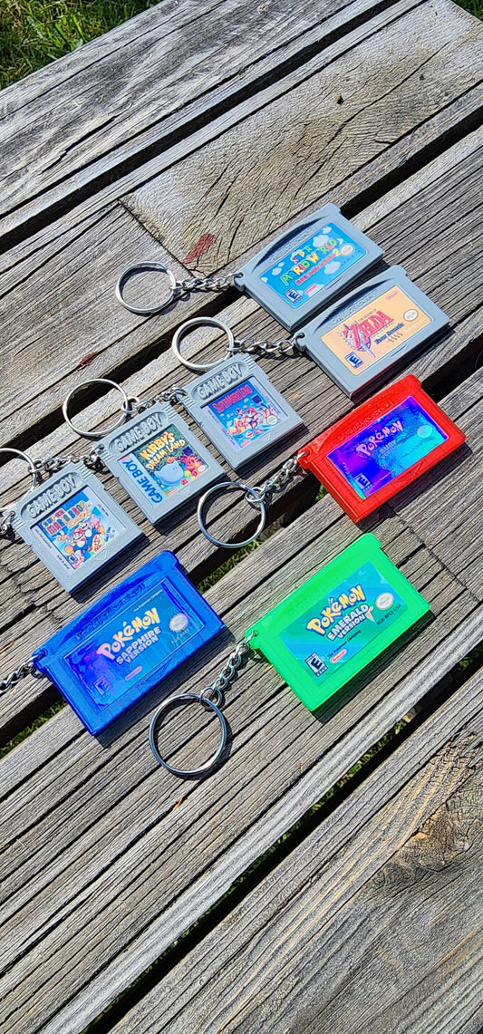 CUSTOM retro game keychains collectables