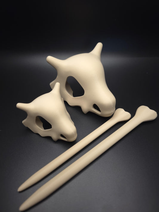 Cubone Skull Hair Accessory